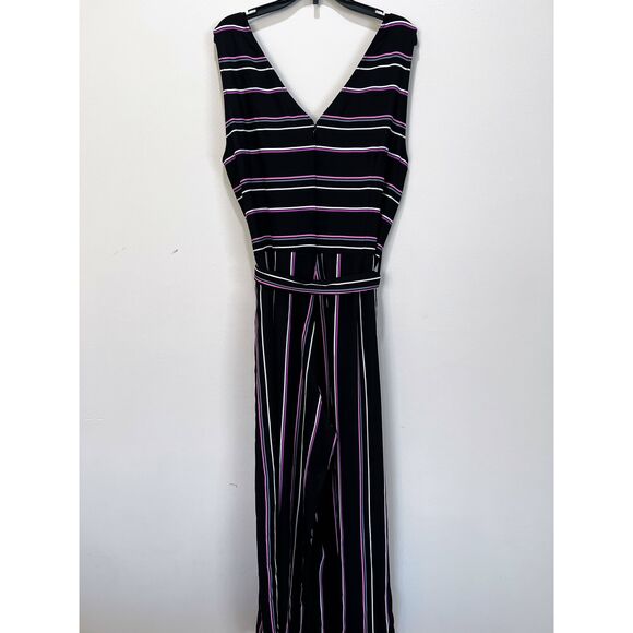 Worthington Jackets & Blazers - Wide Crop Leg Pantsuit, Romper, Striped Worthington 12